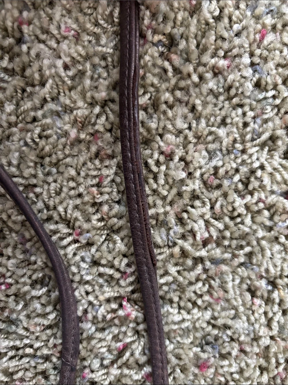 Coach Kristin Metallic Bronze Leather Flap Crossbody Bag